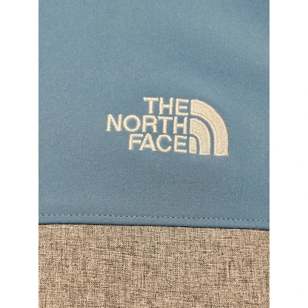 The North Face Apex Bionic WindWall Jacket Mens Large Blue Gray Softshell Zip